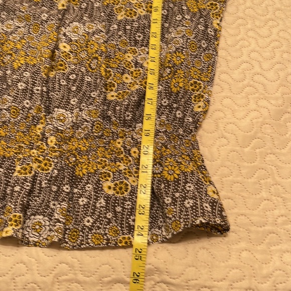 Izod 100% Cotton Cap Sleeve Peasant Style Top - Picture 10 of 10